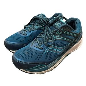 Saucony Echelon 7 blue running shoes womens size 9 wide